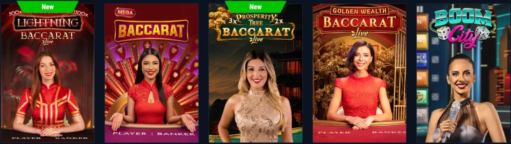 Baccarat im Rabona Casino